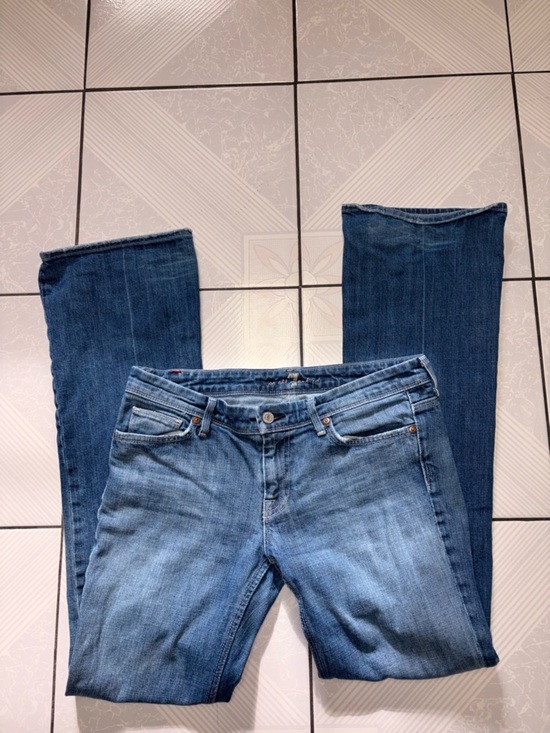 7 For All Mankind Denim - 7 For All Mankind Women’s Flare Jeans in Blue Denim